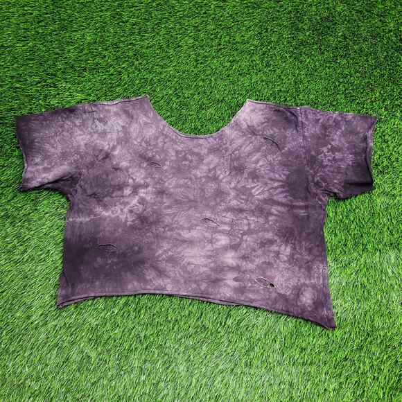 Rolling-Stones Cropped Shirt Womens XL 22x18 Tongue - Picture 2 of 14